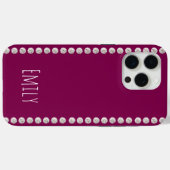 Modern elegant süß einfach glänzend Case-Mate iPhone hülle (Rückseite (Horizontal))
