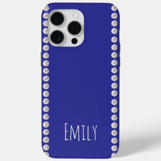 Modern elegant süß einfach glänzend Case-Mate iPhone hülle (Rückseite)