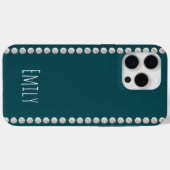 Modern elegant süß einfach glänzend  Case-Mate iPhone hülle (Rückseite (Horizontal))