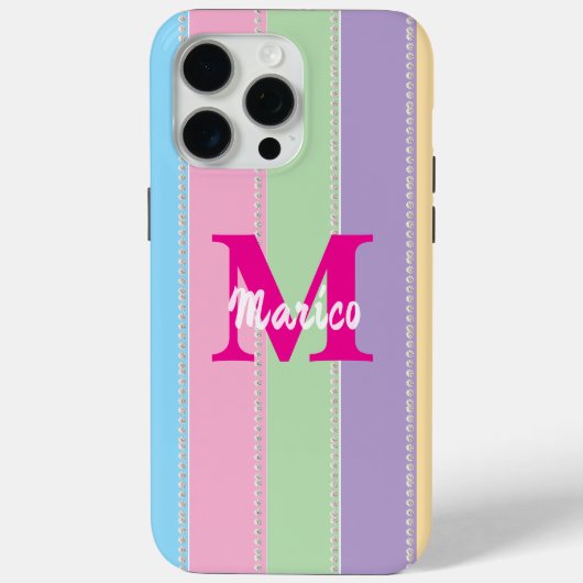 Modern elegant süß einfach glänzend Case-Mate iPhone hülle (Rückseite)