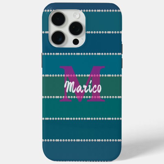 Modern elegant süß einfach glänzend Case-Mate iPhone hülle (Rückseite)
