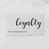 Modern Elegant Texture Light Grey Beauty Treuekarte (Vorderseite)