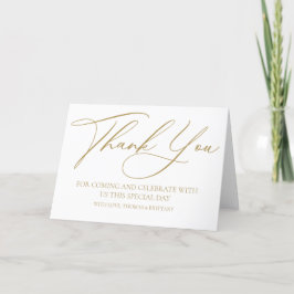 Modern elegant Thank you card  Dankeskarte