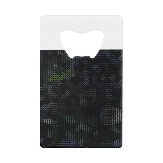 MODERN_ELEGANT_THE ABSTRAKT_ART_BLACK GELDBEUTEL FLASCHENÖFFNER (Vorderseite)