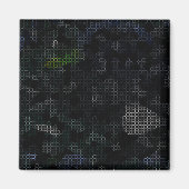 MODERN_ELEGANT_THE ABSTRAKT_ART_BLACK MAGNET (Vorne)