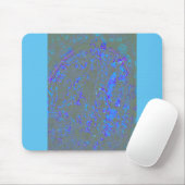 Modern_elegant_theAbstract art_BLUE Mousepad (Mit Mouse)