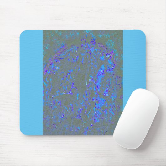 Modern_elegant_theAbstract art_BLUE Mousepad (Mit Mouse)