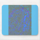 Modern_elegant_theAbstract art_BLUE Mousepad (Vorne)