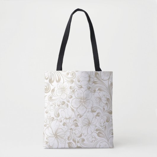 Modern Elegant Trendy Decorative Tote Bag Tasche (Vorderseite)