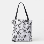 Modern Elegant Trendy Decorative Tote Bag Tasche (Rückseite)