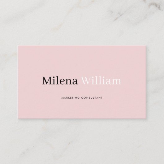 Modern Elegant Two Tone QR Code Visitenkarte (Vorderseite)