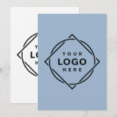 modern, elegant und anpassbar einladung (Vorne/Hinten)