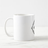 MODERN, ELEGANT UND ZOLLBAR KAFFEETASSE (Links)