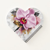 Modern Elegant Valentine’s Day Romantic Love Desig Notizblock (Rückseite)