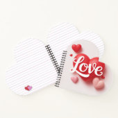Modern Elegant Valentine’s Day Romantic Love Desig Notizblock (Innenseite)