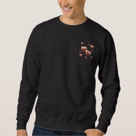 Modern Elegant Valentine’s Day Romantic Love Desig Sweatshirt