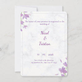 Modern Elegant Wedding Invitation Einladung
