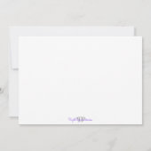 Modern Elegante Cross Kommunion Einladung für Jung (Rückseite)