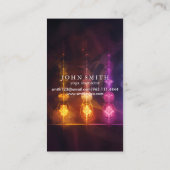 Modern Elegante Gold Chakra Spirituelle Energie Yo Visitenkarte (Rückseite)