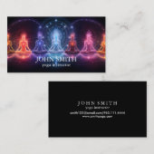 Modern Elegante Gold Chakra Spirituelle Energie Yo Visitenkarte (Vorne/Hinten)