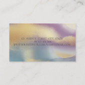 Modern Elegante Lotus Visitenkarte (Rückseite)