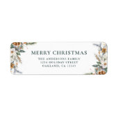 Modern Elegante Pine Tree | Dark Green Christmas (Vorne)