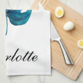 Modern Elegante Watercolor Geschirrtuch (Viertel Falte)