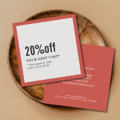 Modern Eleganter Beauty Salon Coupon