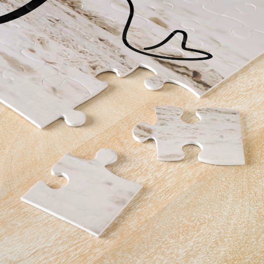 Modern Elegantes Typografy Family Foto Puzzle (Seite)