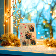Modern Elegantes Weihnachtsfoto-Kollagen