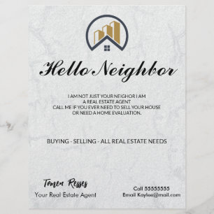 Modern Elegantes Weißes Anwesen Flyer