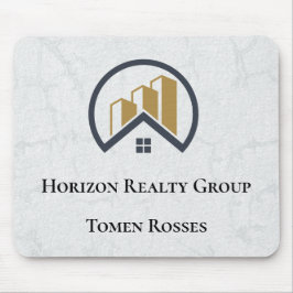 Modern Elegantes Weißes Anwesen Mousepad