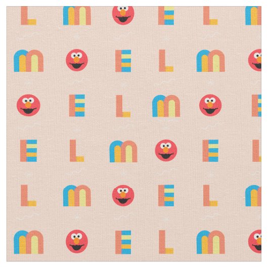 Modern Elmo Pattern Stoff (Nahaufnahme)