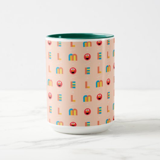 Modern Elmo Pattern Tasse (Zentrum)