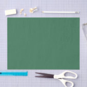 Modern Emerald Green Schlicht Color Birthday Party Seidenpapier (Handwerk)