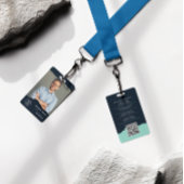 Modern Employee Photo ID Company Security QR Ausweis