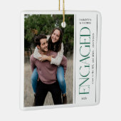 Modern Engaged Couples Photo Mr & Mrs Keramikornament (Rechts)