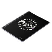 Modern Enjoy Korean Drama Lover Personalisiert Notizblock (Linke Seite)