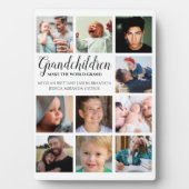 Modern | Enkel | FotoCollage Fotoplatte (Vorderseite)