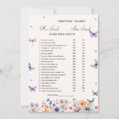 Modern Er sagte, sie habe Brautparty-Spielkarte ge Ankündigung (Vorderseite)