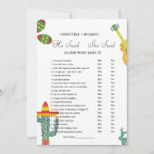 Modern Er sagte, sie habe Brautparty-Spielkarte ge Ankündigung (Vorderseite)