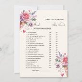 Modern Er sagte, sie habe Brautparty-Spielkarte ge Ankündigung (Vorderseite)