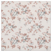 Modern erröten der rosa weiße Blumen Stoff (Muster)