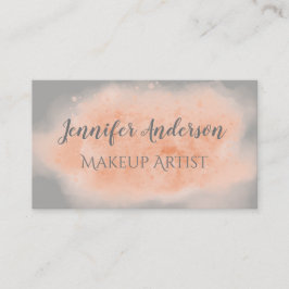 Modern erröten Maskenbildner-Verabredungs-Karte Terminkarte