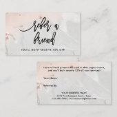 Modern erröten rosa und graue Empfehlung des (Vorne/Hinten)