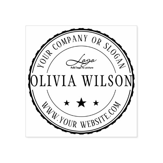 Modern |Erstellen Sie Ihre eigene Briefmarke für F Gummistempel (Prägung)