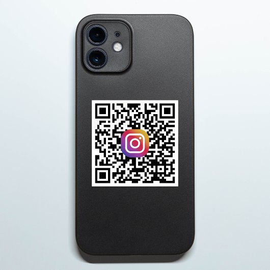 Modern erstellen Sie Ihren Instagramm QR Code Aufkleber