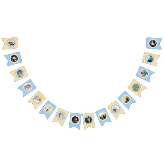 Modern Es ist ein Baby New Baby Foto Wimpelkette (Alle)