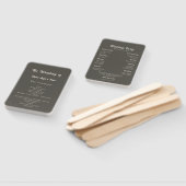 Modern Espresso Braune Gottesdienst-Programm Fächer (Non-assembled)
