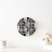 Modern Ethnic Wall Clock Runde Wanduhr (Zuhause)